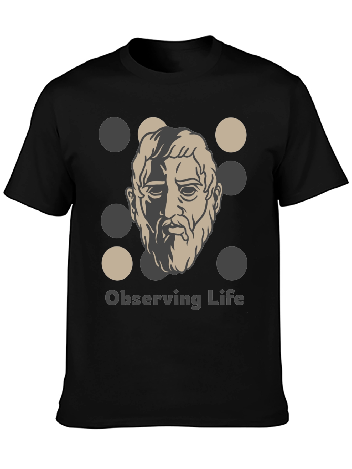 Observing Life T-Shirt - Classic Philosophy Design