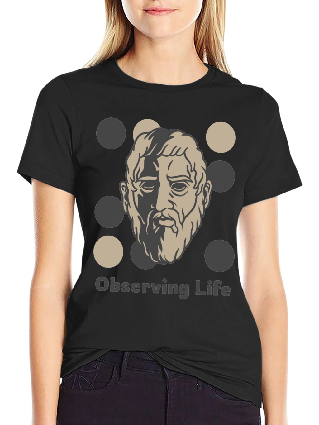 Observing Life T-Shirt - Classic Philosophy Design