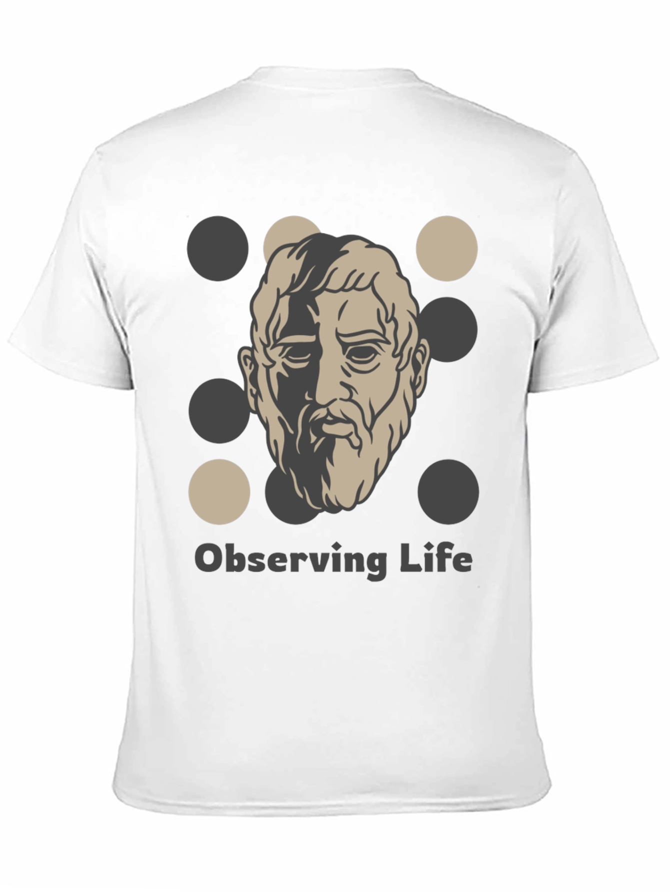 Observing Life T-Shirt - Classic Philosophy Design
