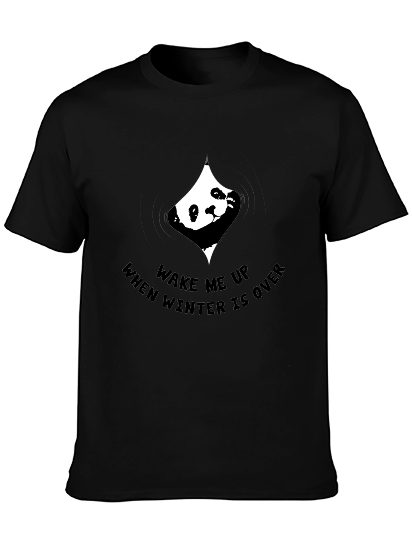 Wake Me Up Panda T-Shirt - Winter is Over