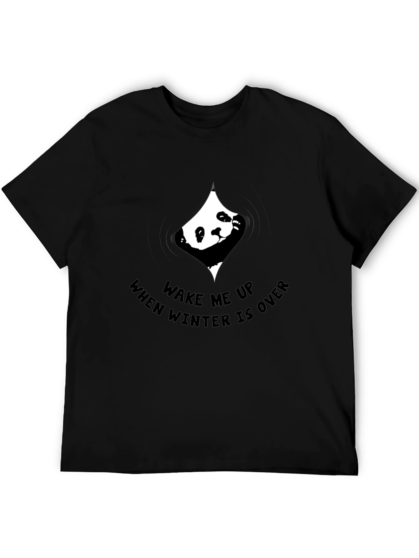 Wake Me Up Panda T-Shirt - Winter is Over