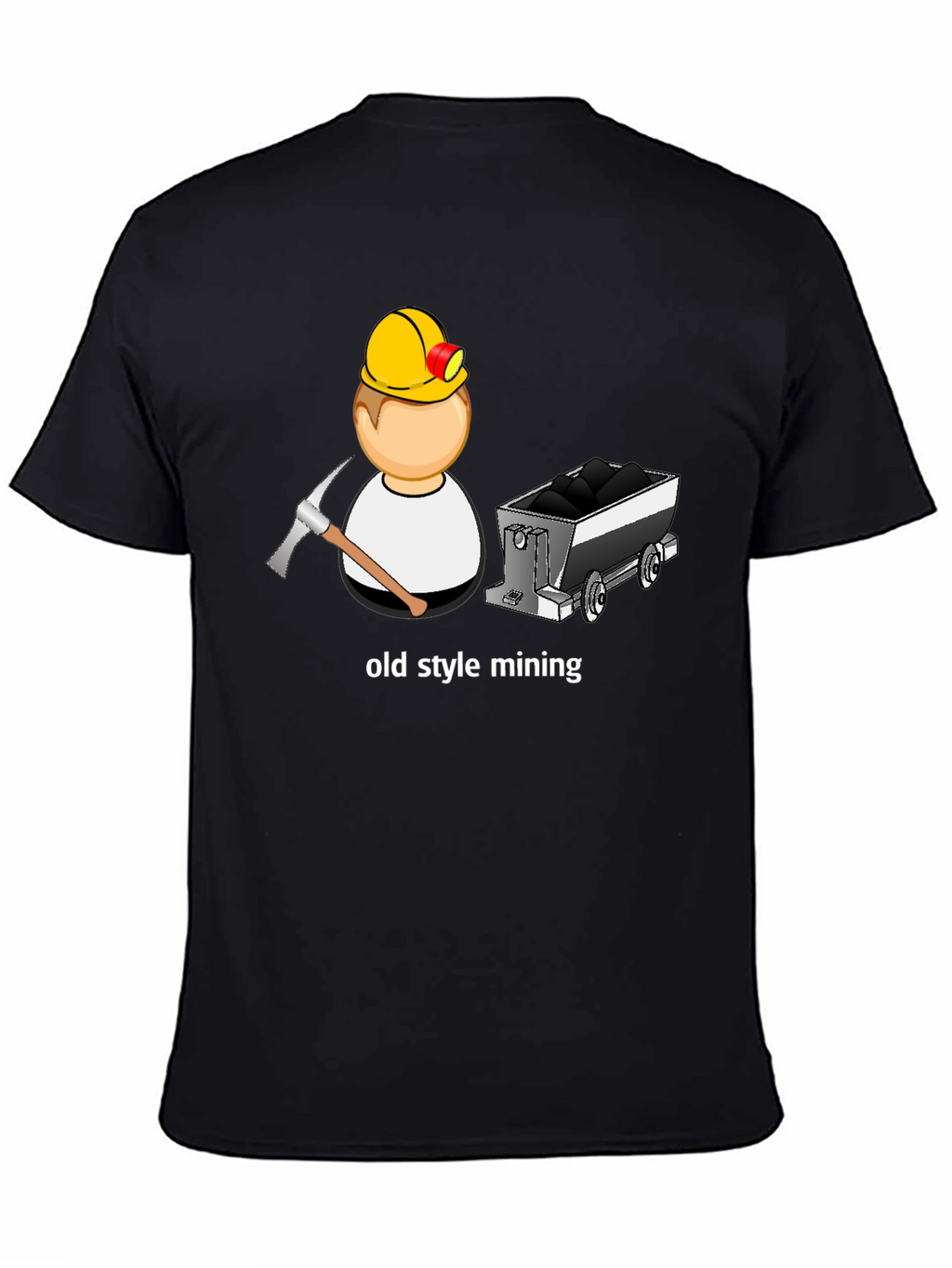 Old Style Mining Black T-Shirt