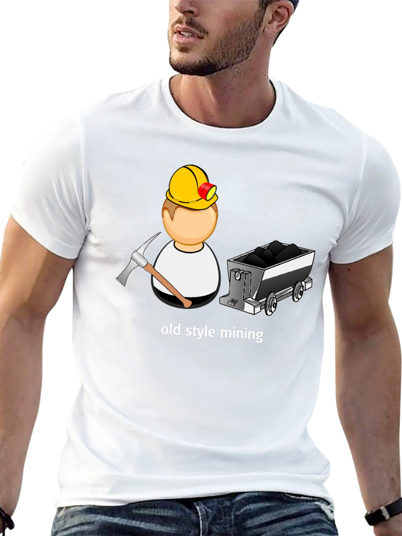 Old Style Mining Black T-Shirt