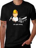 Old Style Mining Black T-Shirt