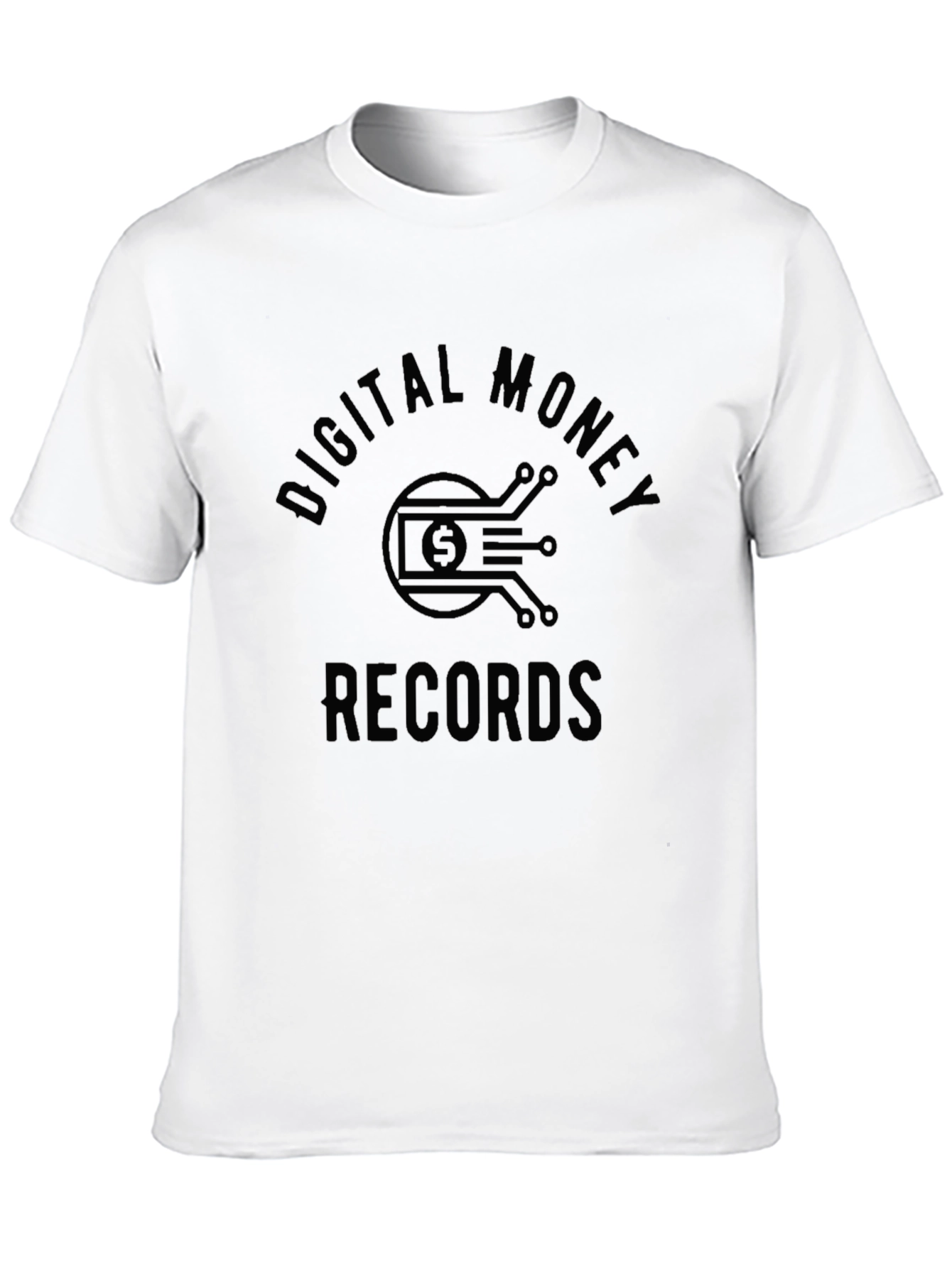 Digital Money Records Black Graphic Tee