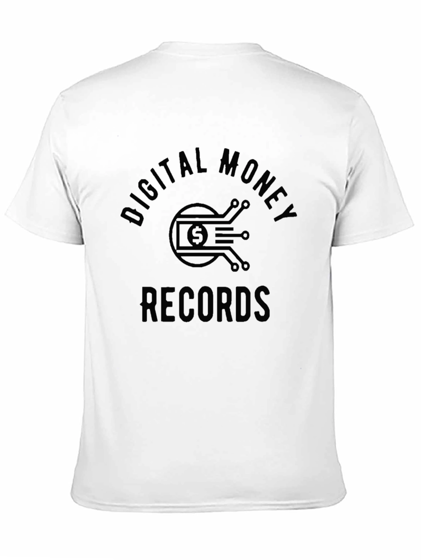 Digital Money Records Black Graphic Tee