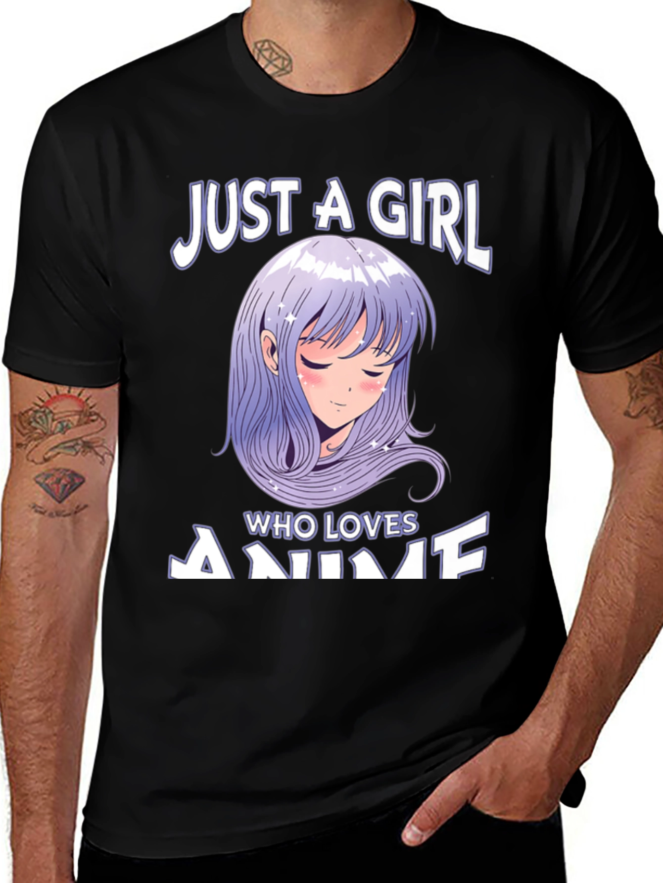 Anime Lover T-Shirt: Just A Girl Who Loves Anime