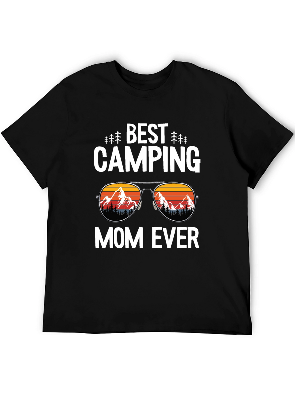 Best Camping Mom Ever T-Shirt Black