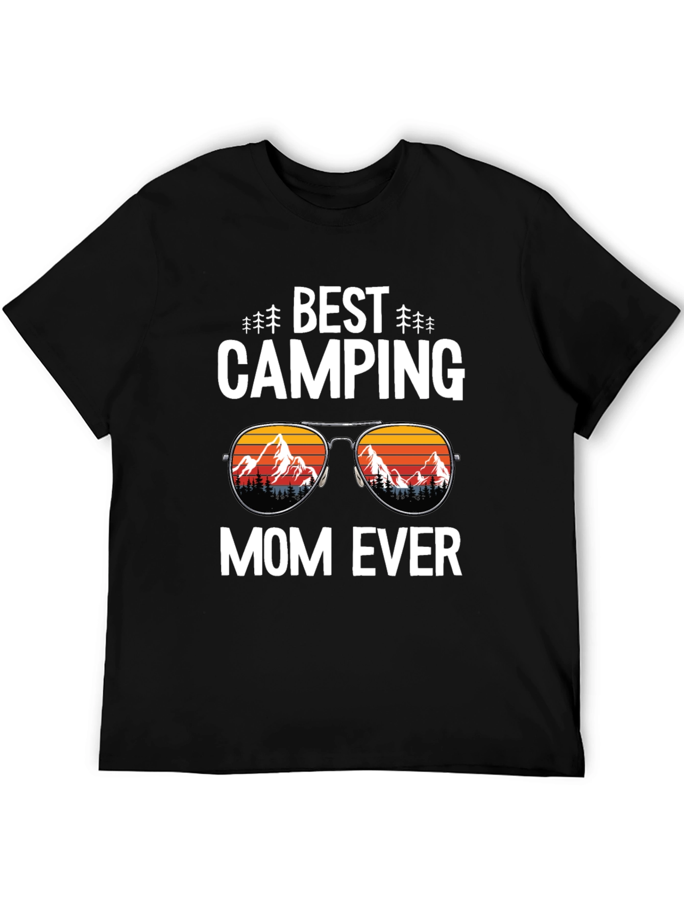 Best Camping Mom Ever T-Shirt Black