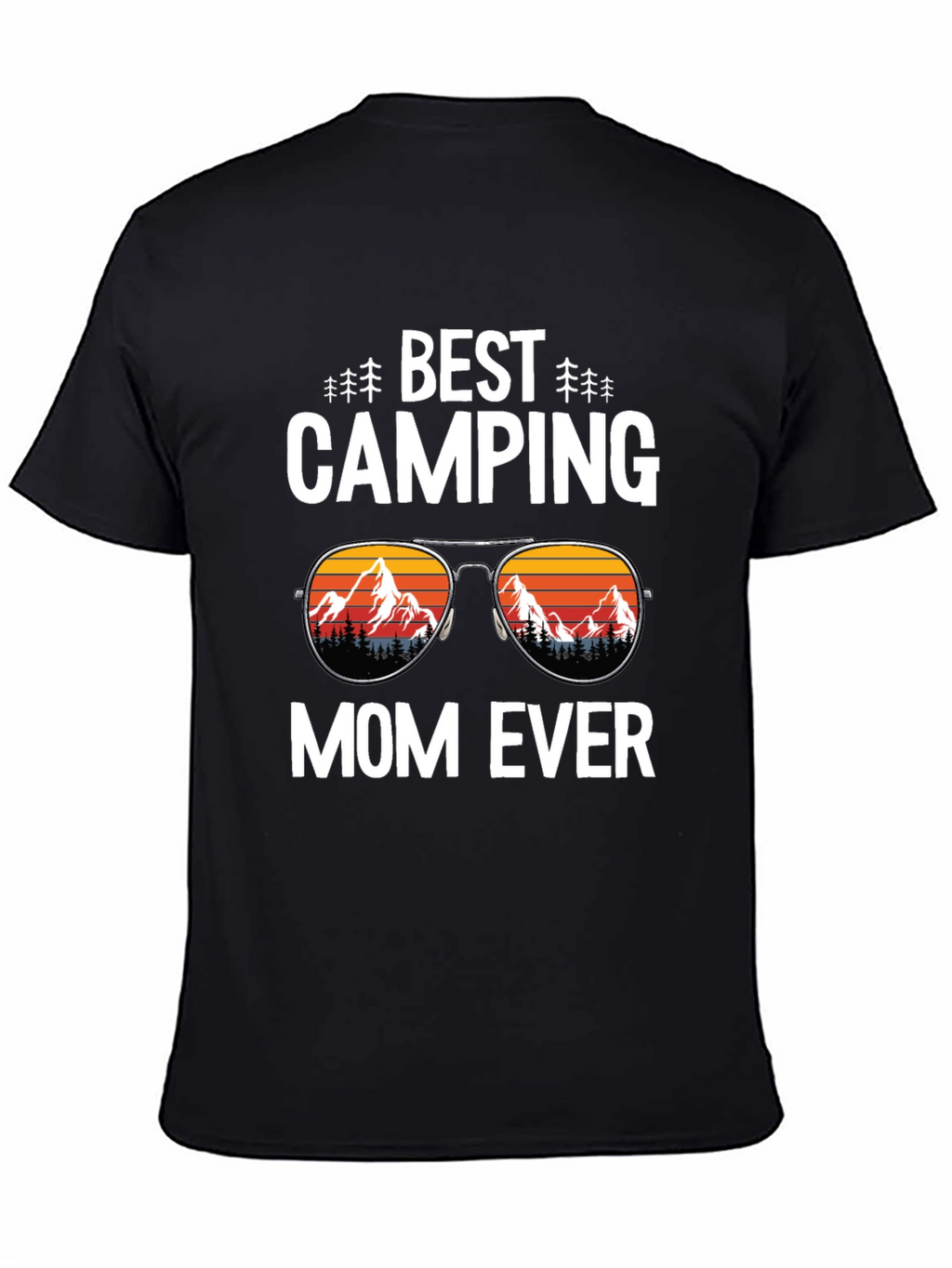 Best Camping Mom Ever T-Shirt Black