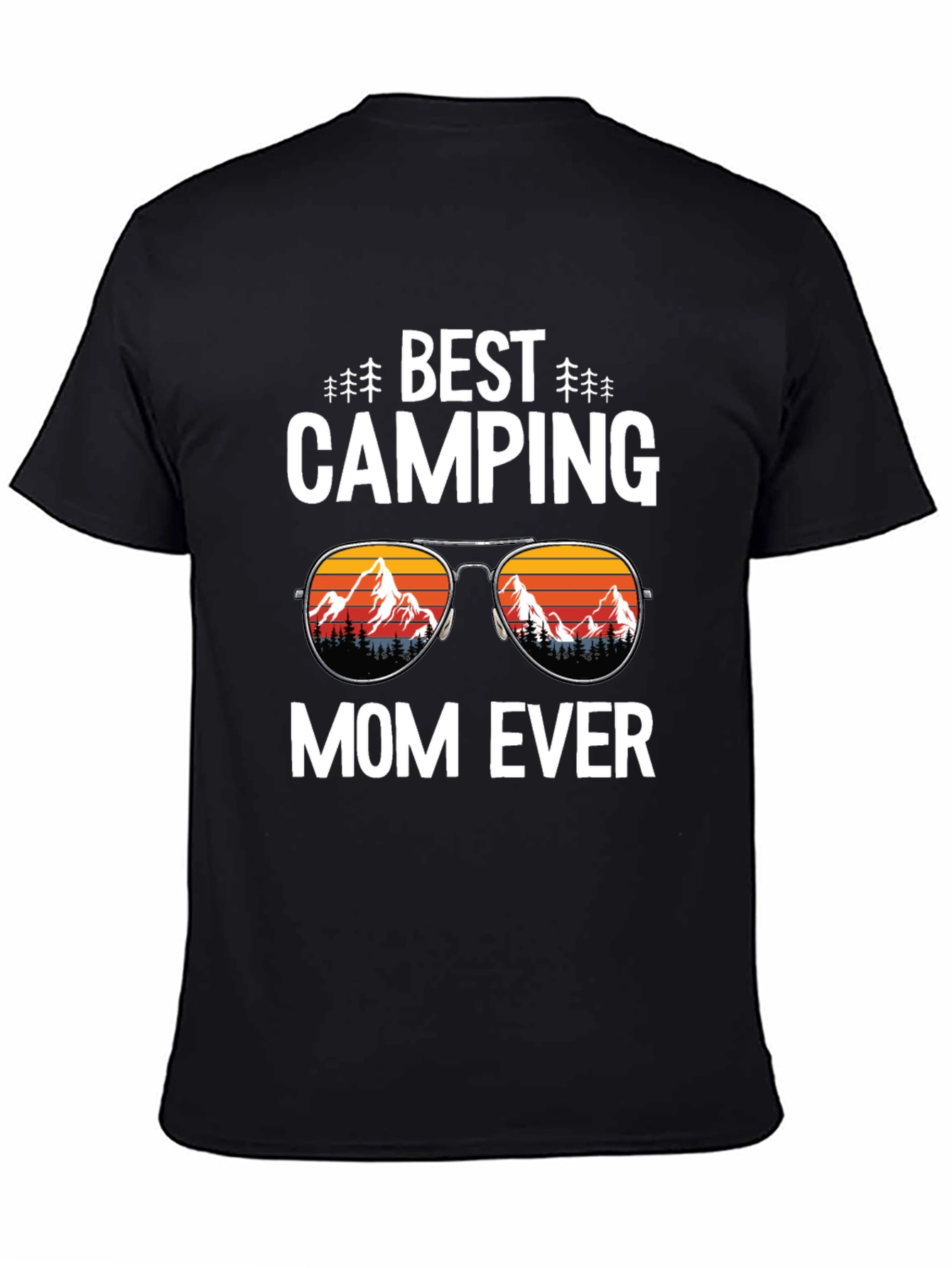 Best Camping Mom Ever T-Shirt Black