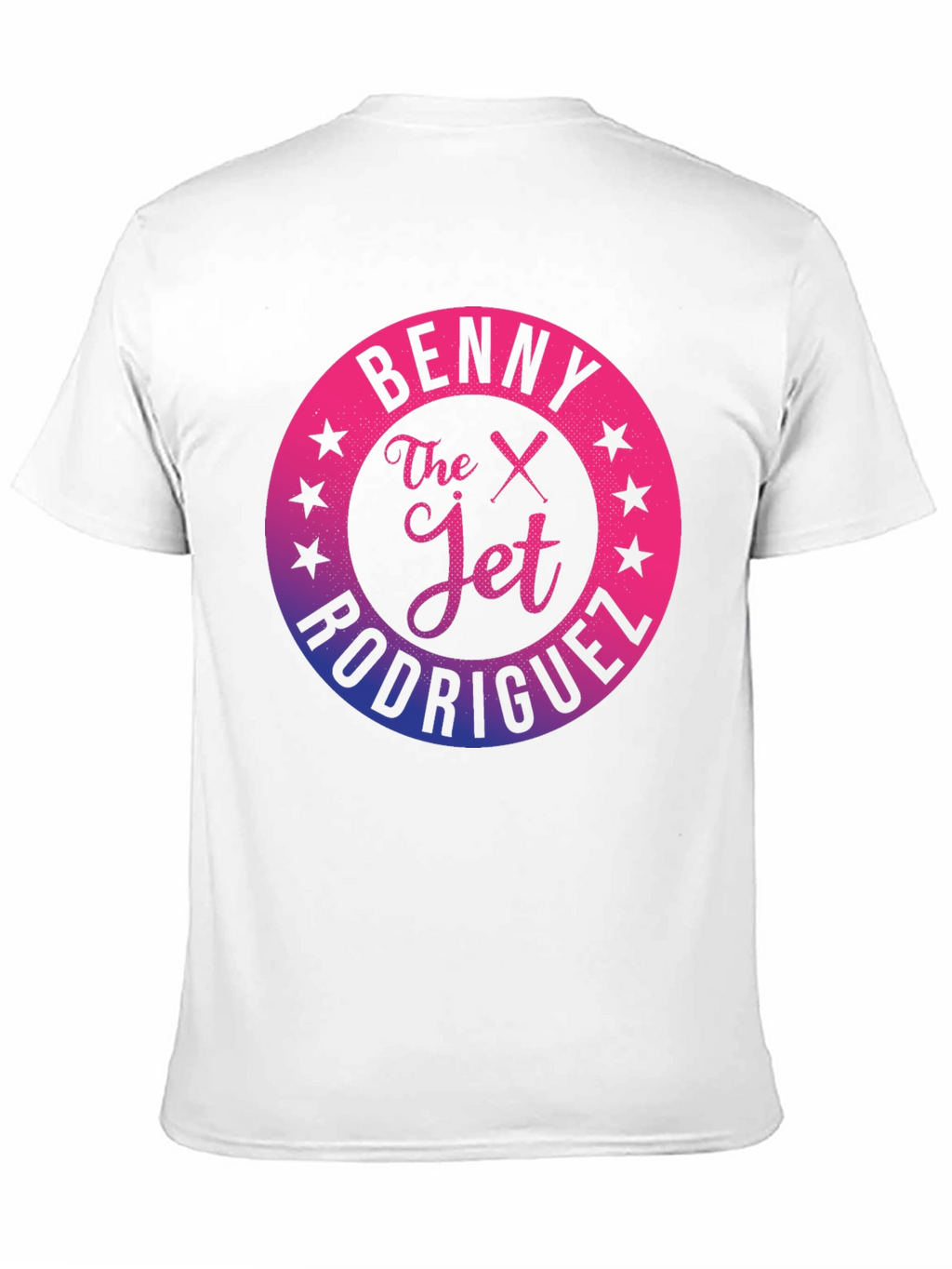 Benny The Jet Rodriguez Gradient Graphic T-Shirt