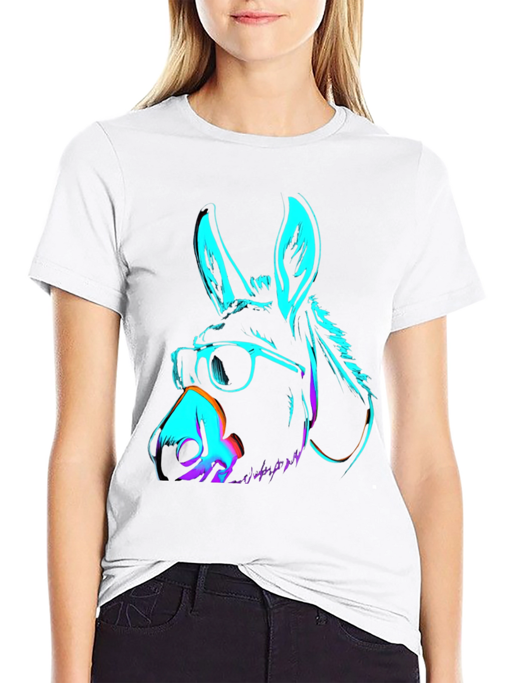Cool Neon Donkey T-Shirt