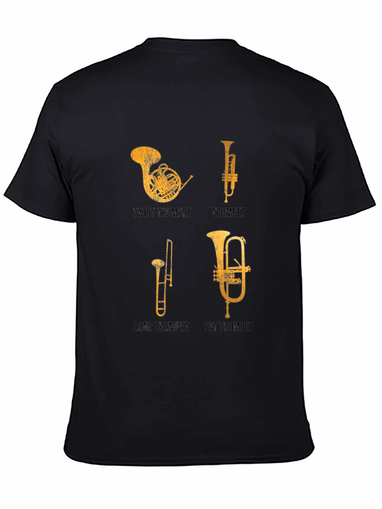 Funny Trumpet Types Graphic T-Shirt