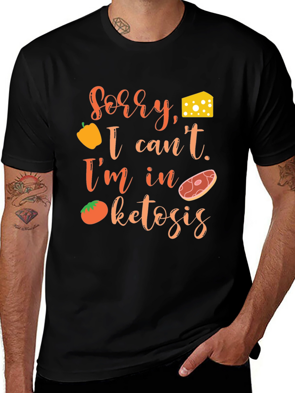 Sorry I cant. Im in Ketosis T-Shirt