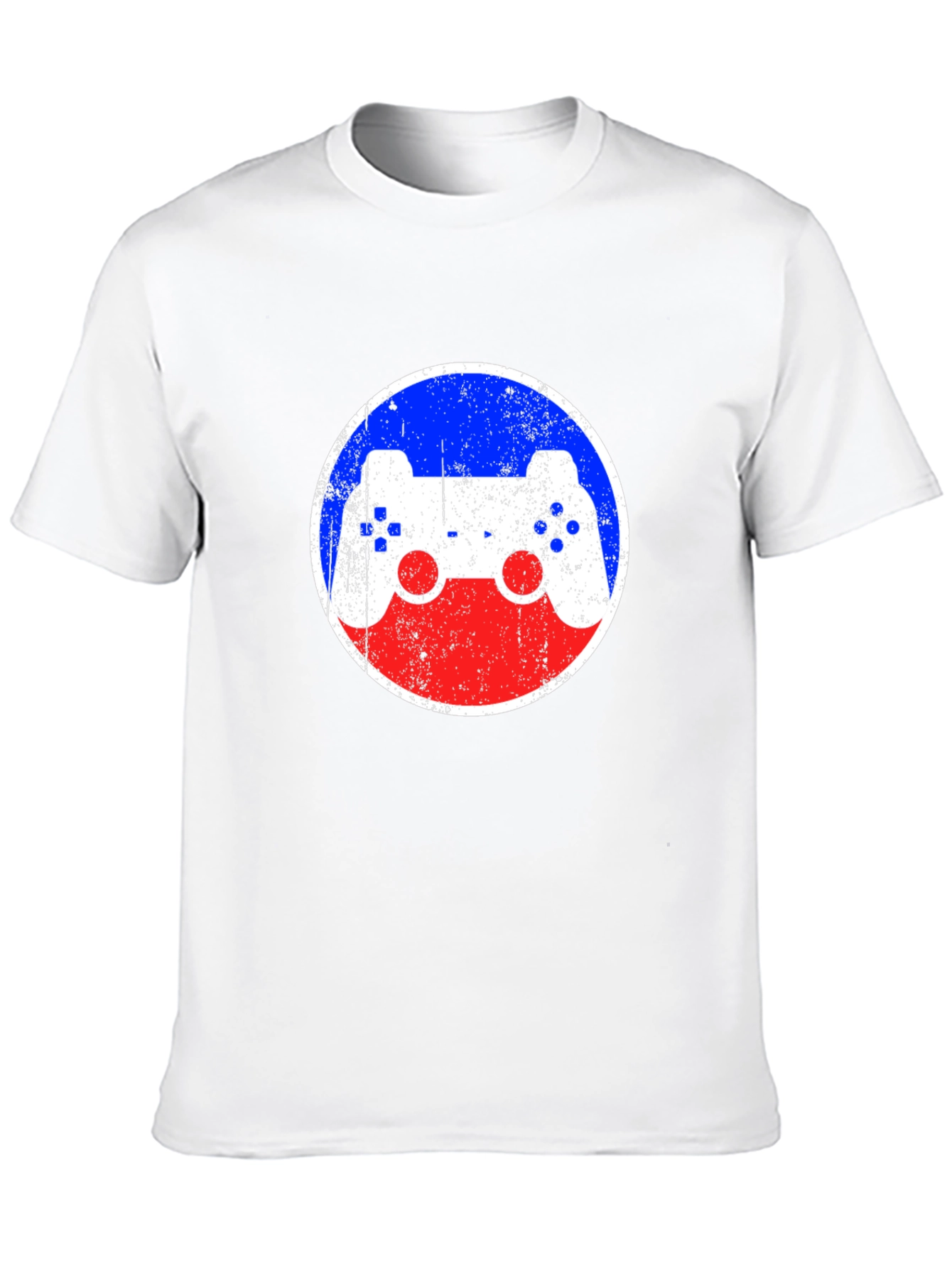 Retro Gamer T-Shirt - Distressed Controller Design