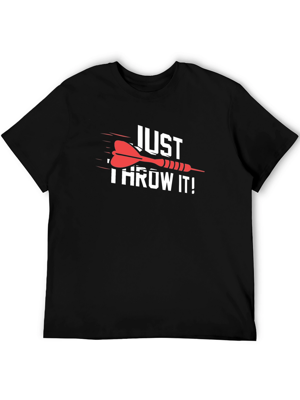 Just Throw It! Dart Graphic T-Shirt