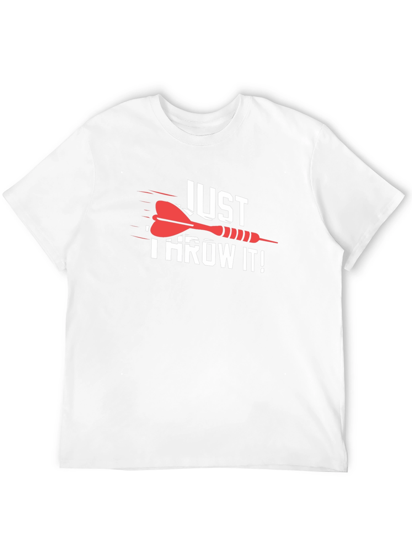 Just Throw It! Dart Graphic T-Shirt