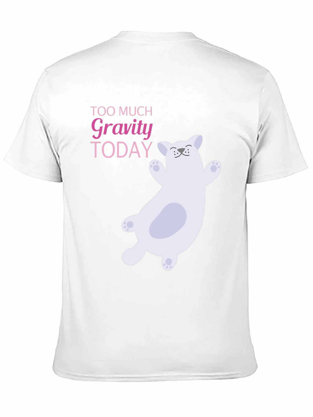 Gravity Cat Black T-Shirt