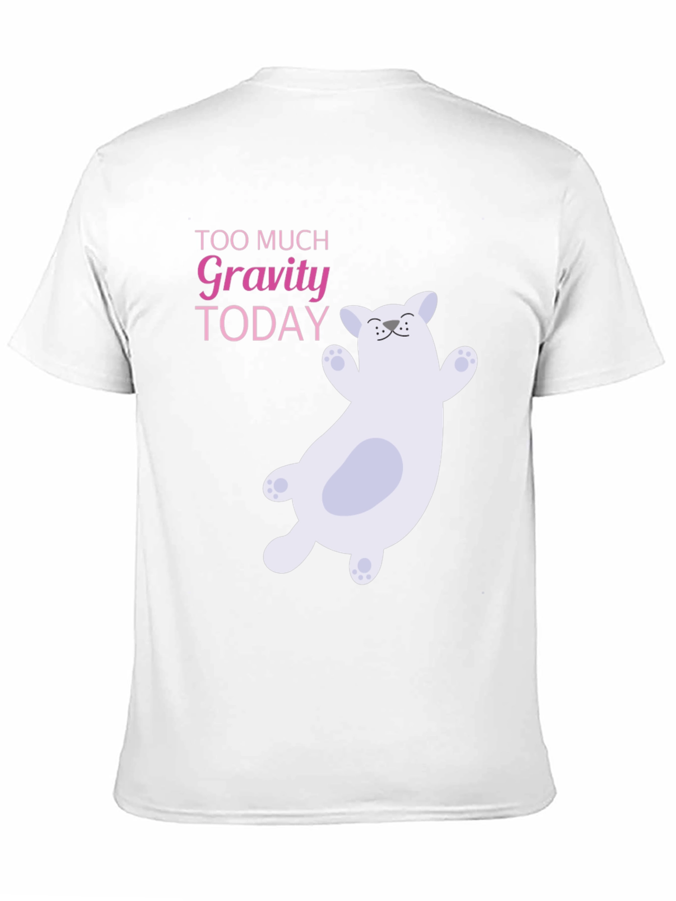 Gravity Cat Black T-Shirt