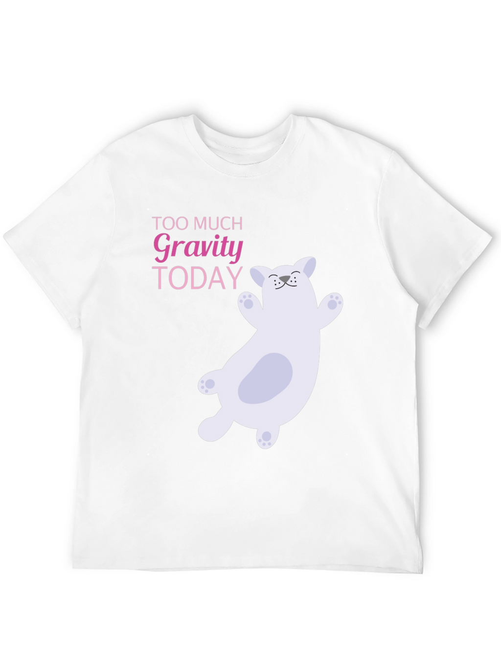 Gravity Cat Black T-Shirt