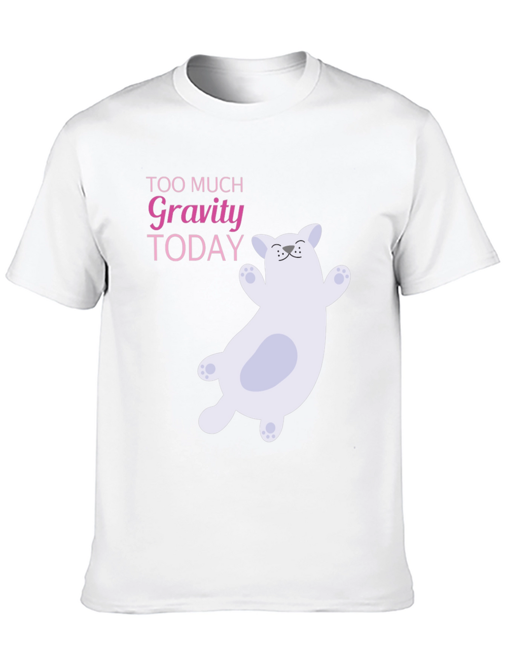 Gravity Cat Black T-Shirt
