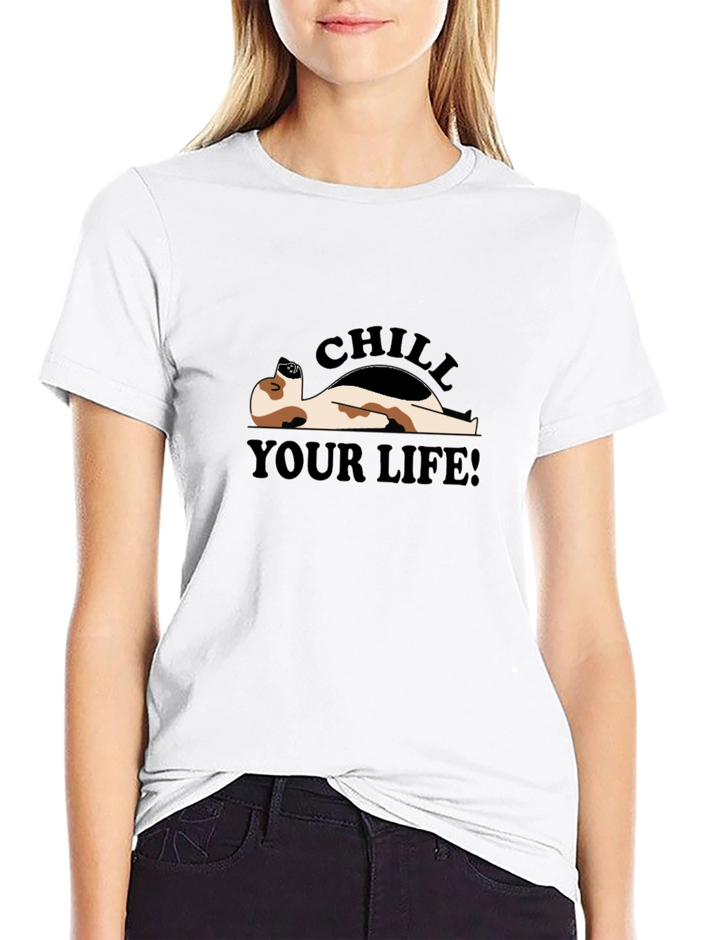 Chill Your Life Graphic Tee - Relaxed Fit