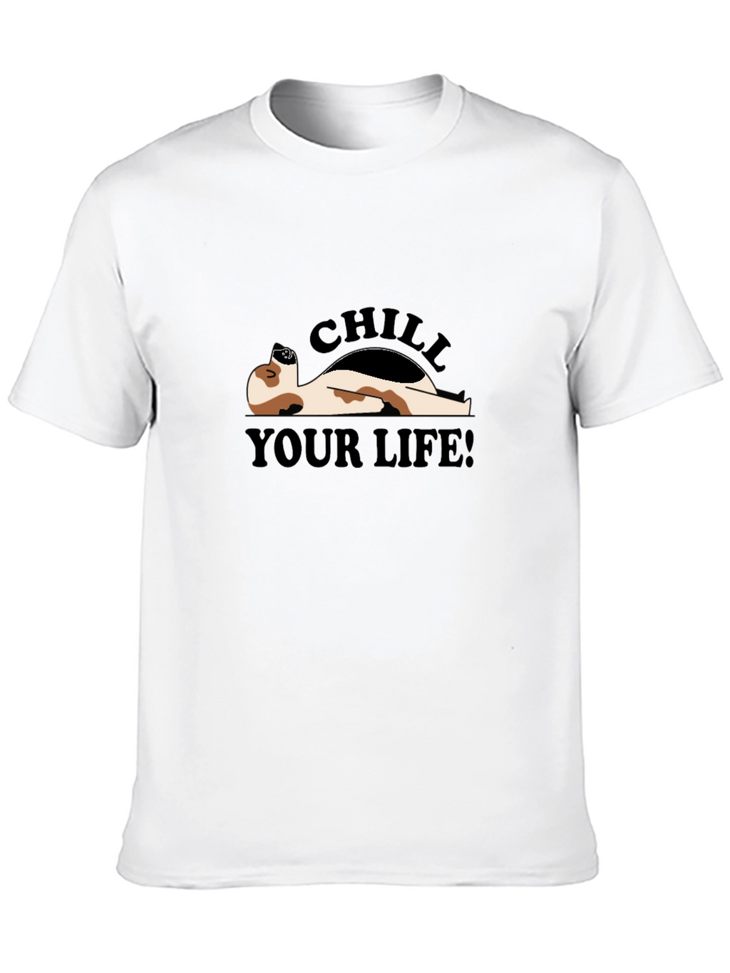 Chill Your Life Graphic Tee - Relaxed Fit