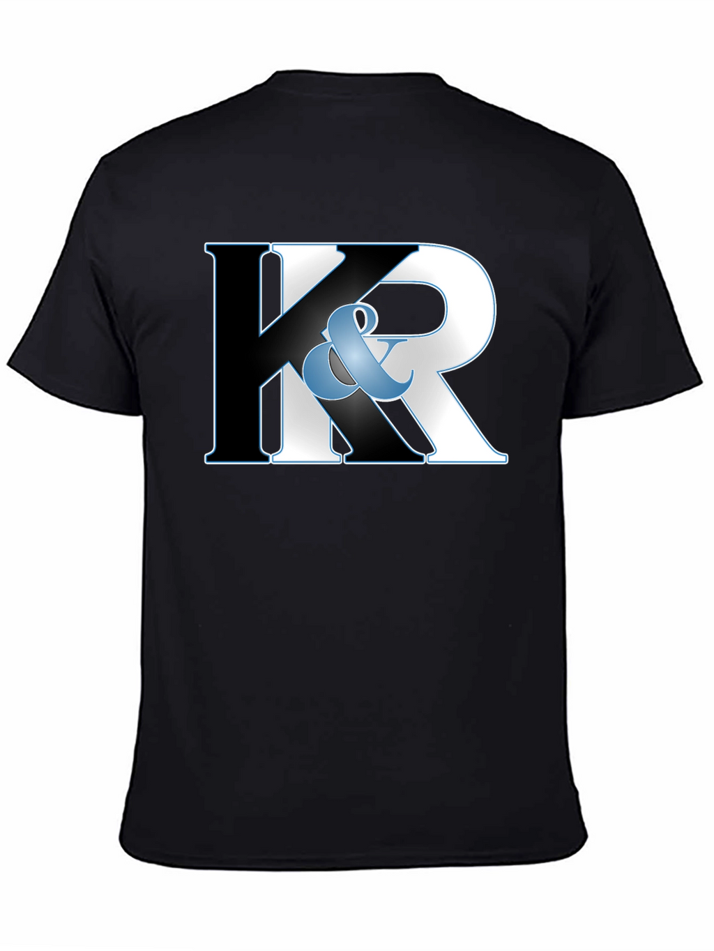 K & R Black Graphic T-Shirt