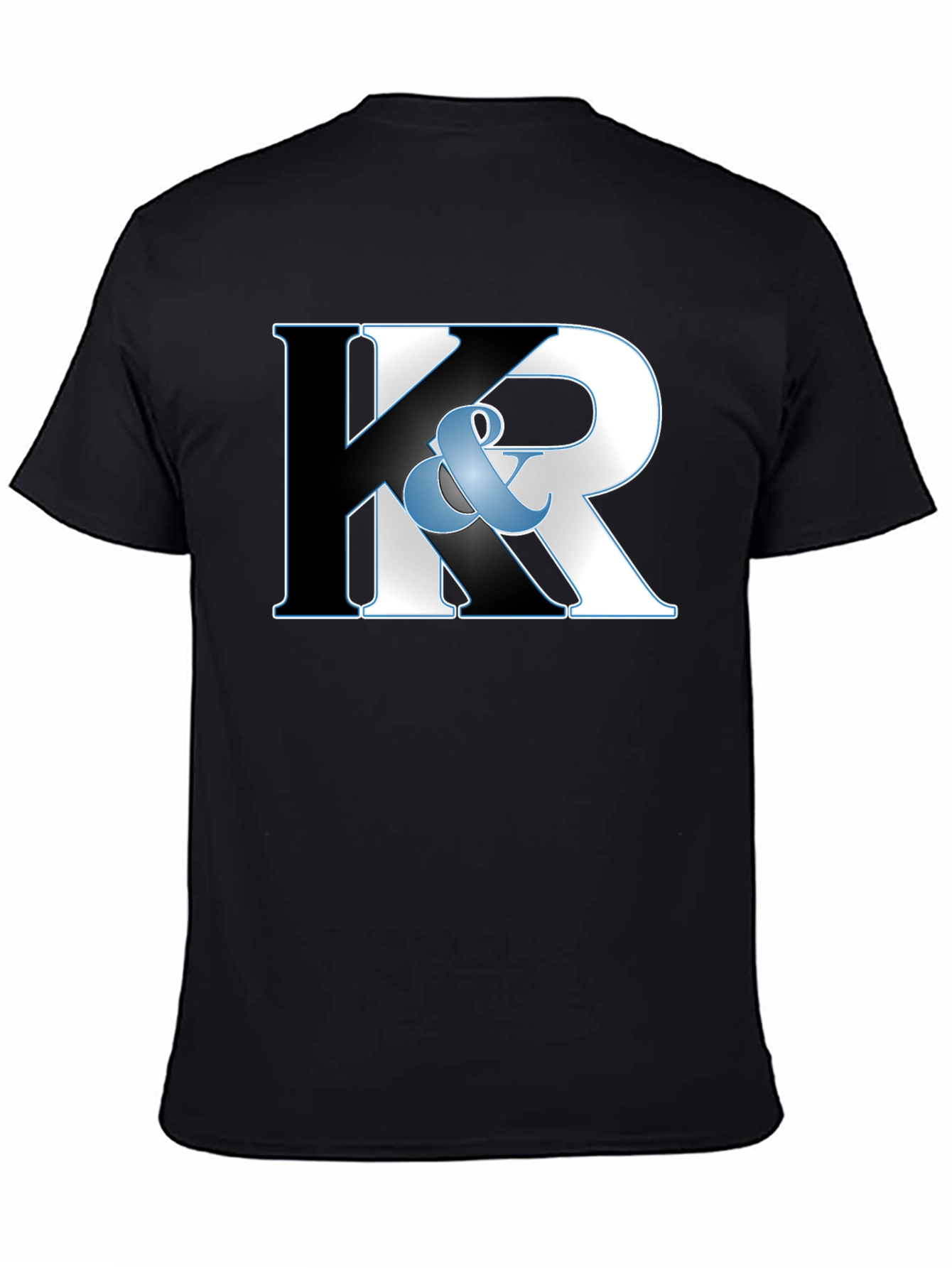 K & R Black Graphic T-Shirt