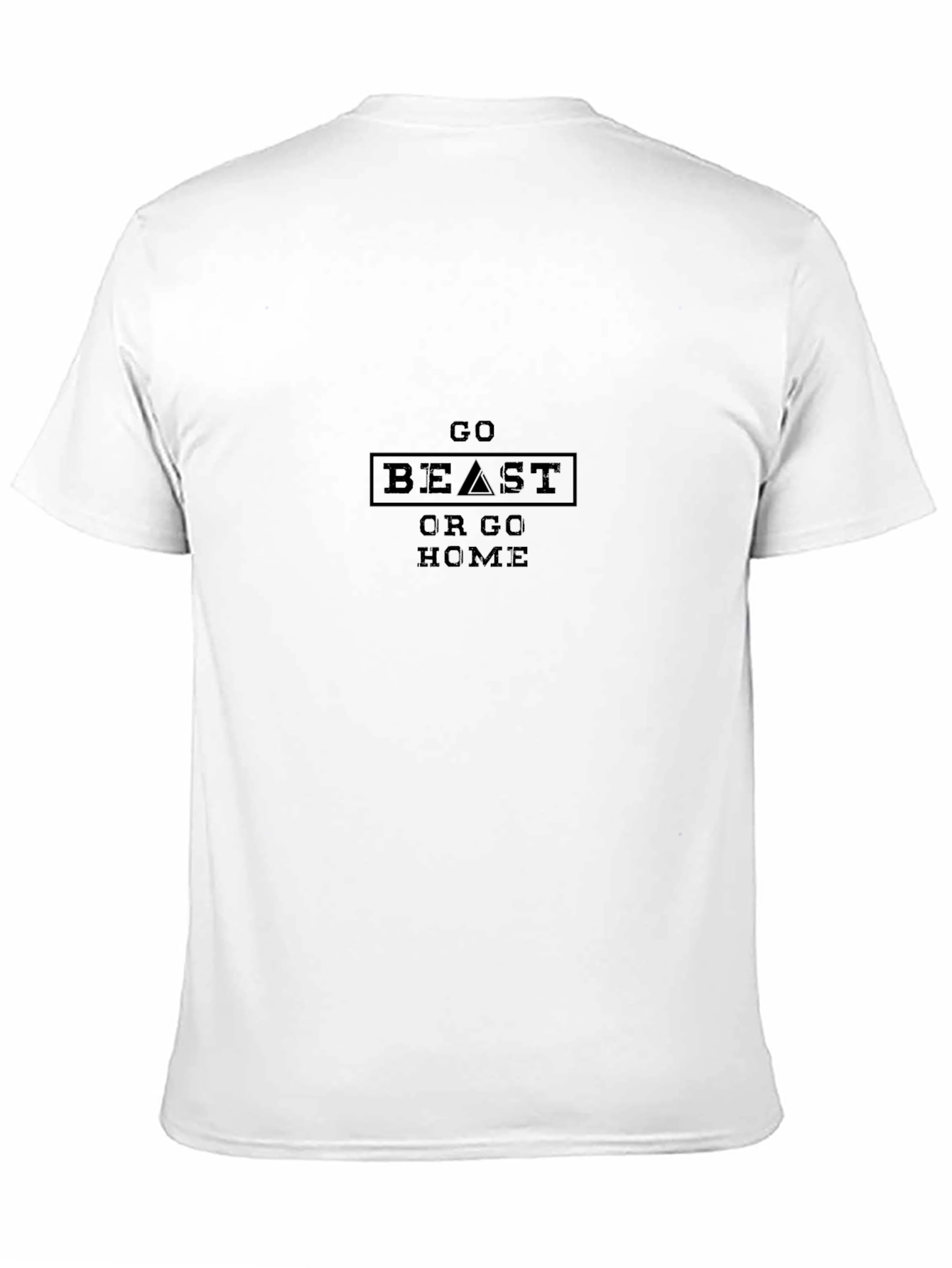 Go Beast Or Go Home Black Graphic Tee