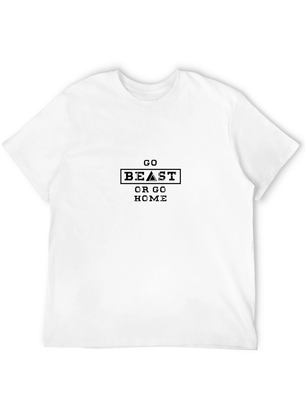 Go Beast Or Go Home Black Graphic Tee