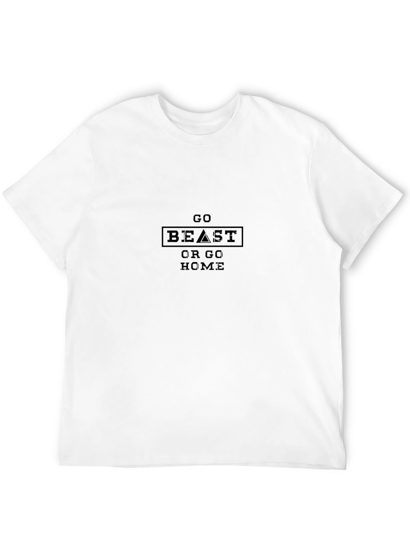 Go Beast Or Go Home Black Graphic Tee