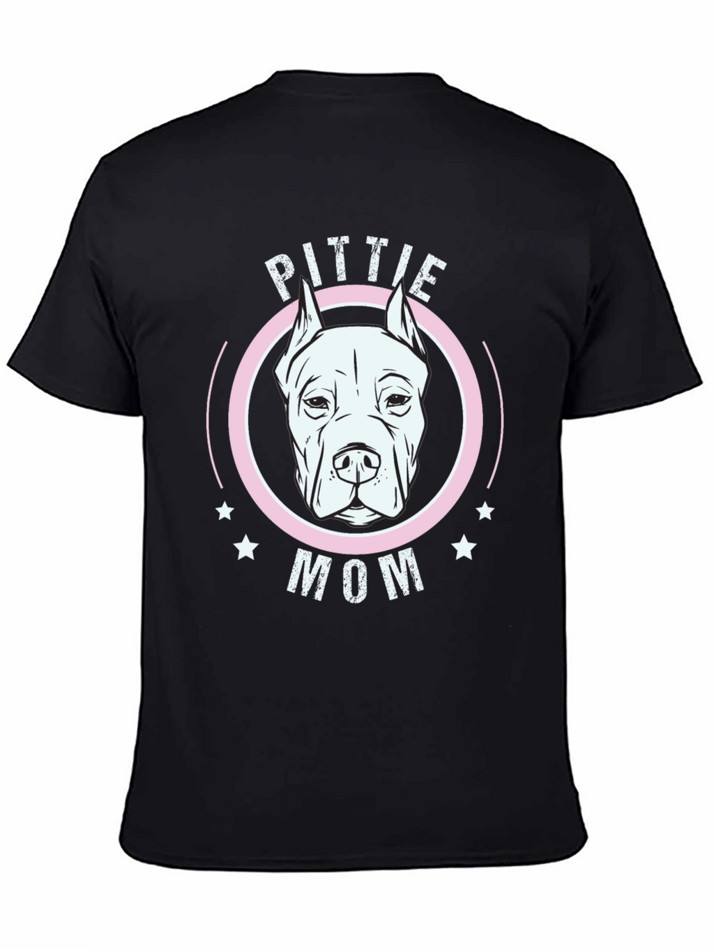 Pittie Mom Graphic T-Shirt - Dog Lover Tee