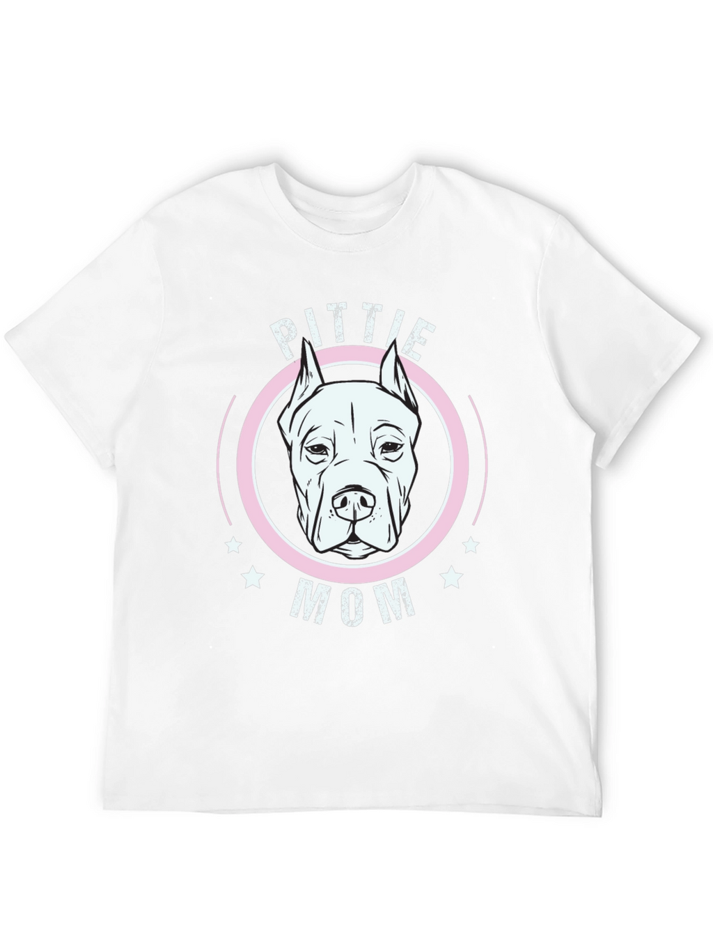 Pittie Mom Graphic T-Shirt - Dog Lover Tee