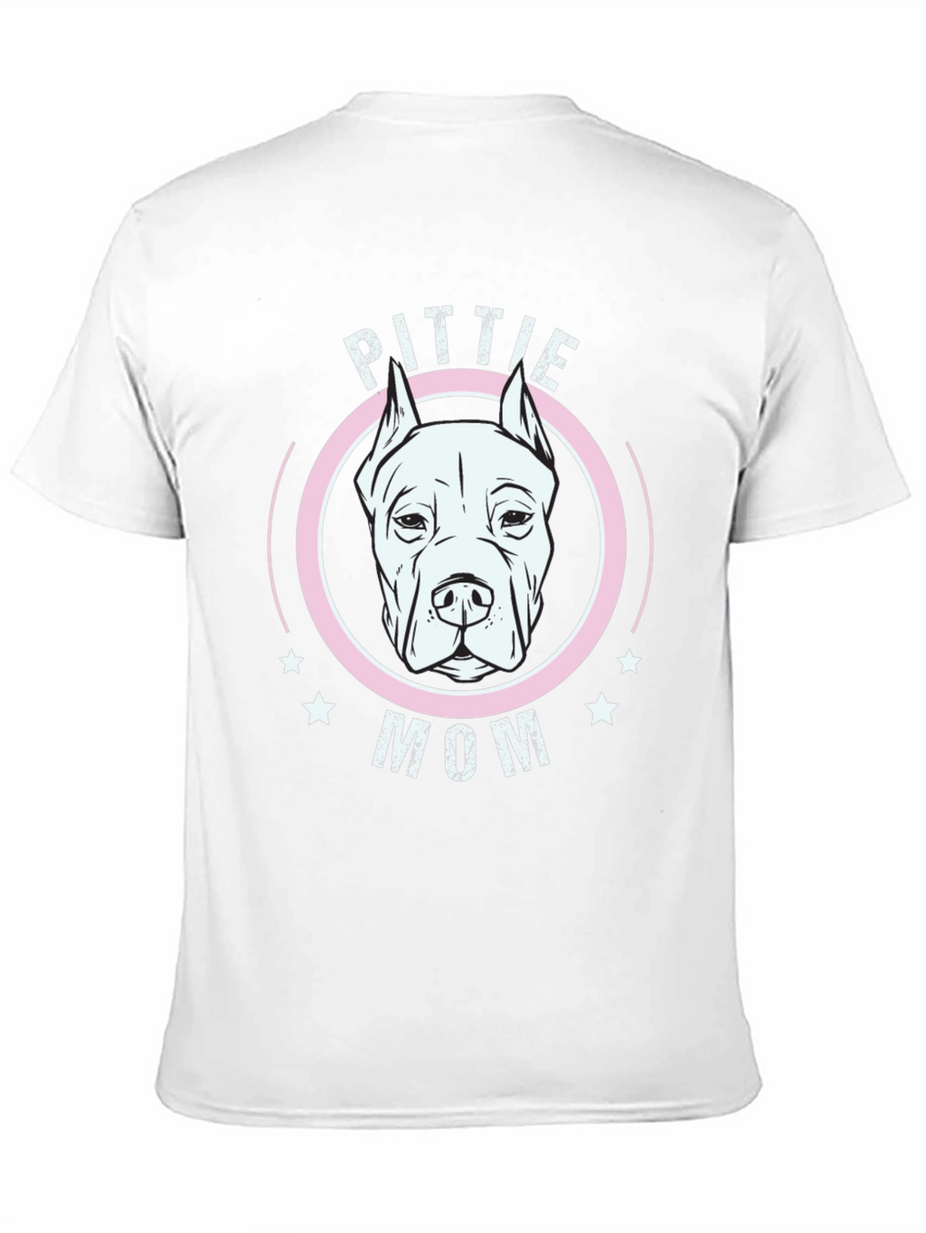 Pittie Mom Graphic T-Shirt - Dog Lover Tee