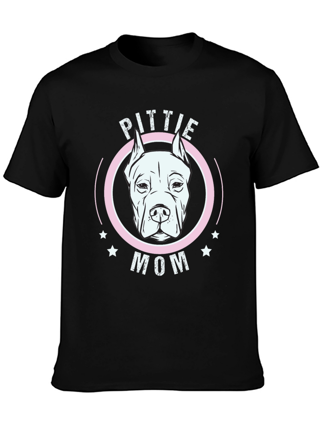 Pittie Mom Graphic T-Shirt - Dog Lover Tee