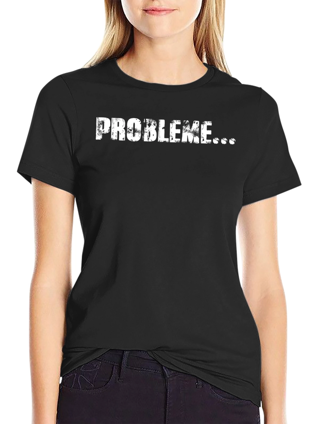 Probleme Distressed Graphic Tee
