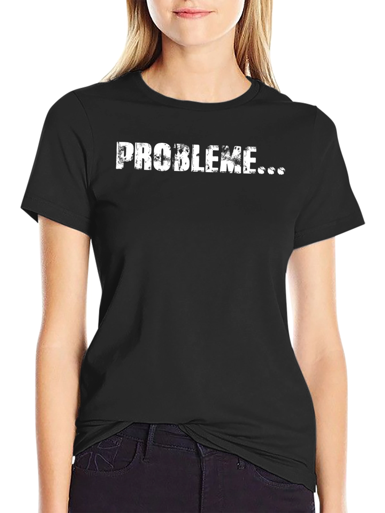 Probleme Distressed Graphic Tee