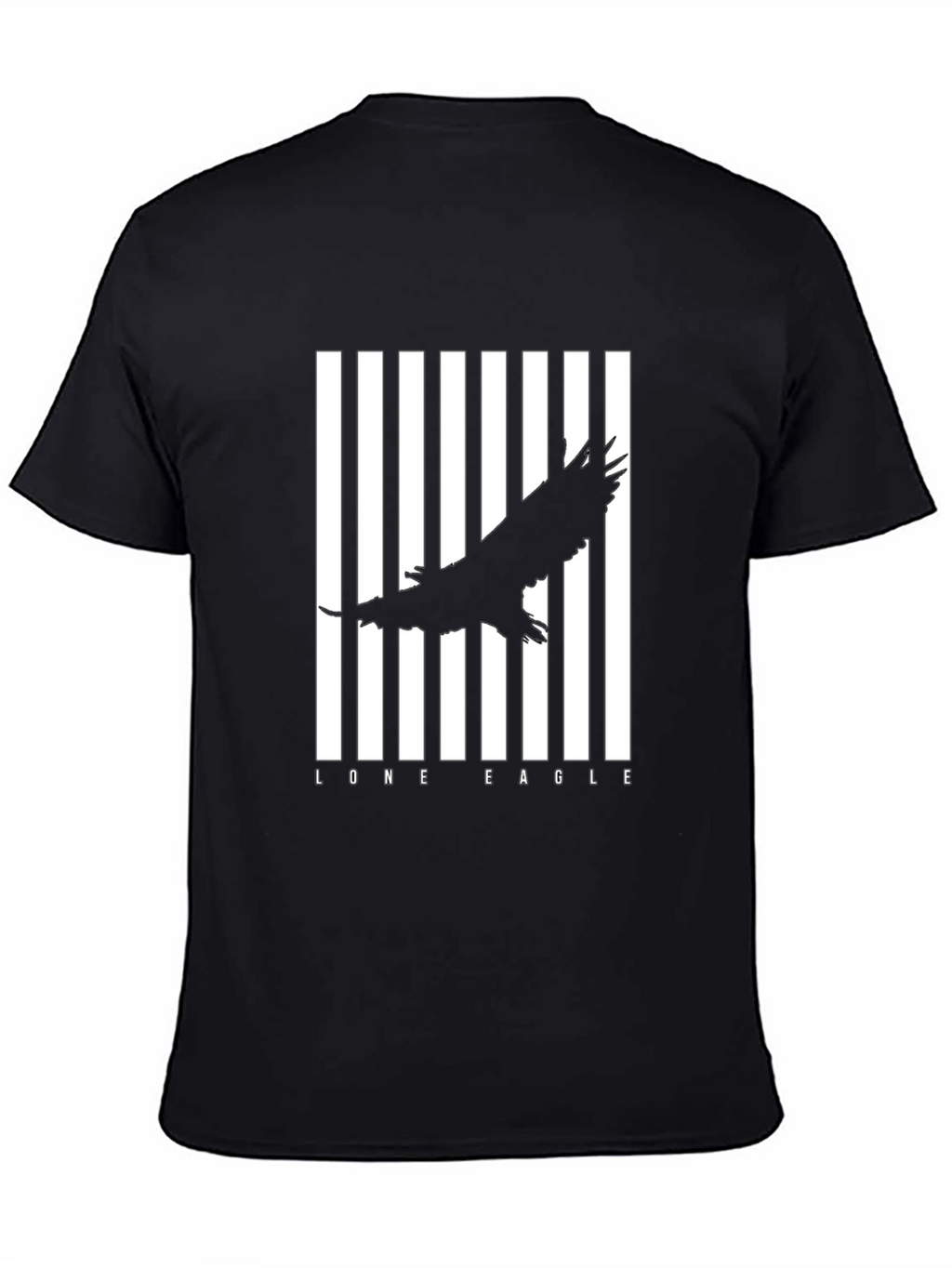 Lone Eagle Graphic Black T-Shirt
