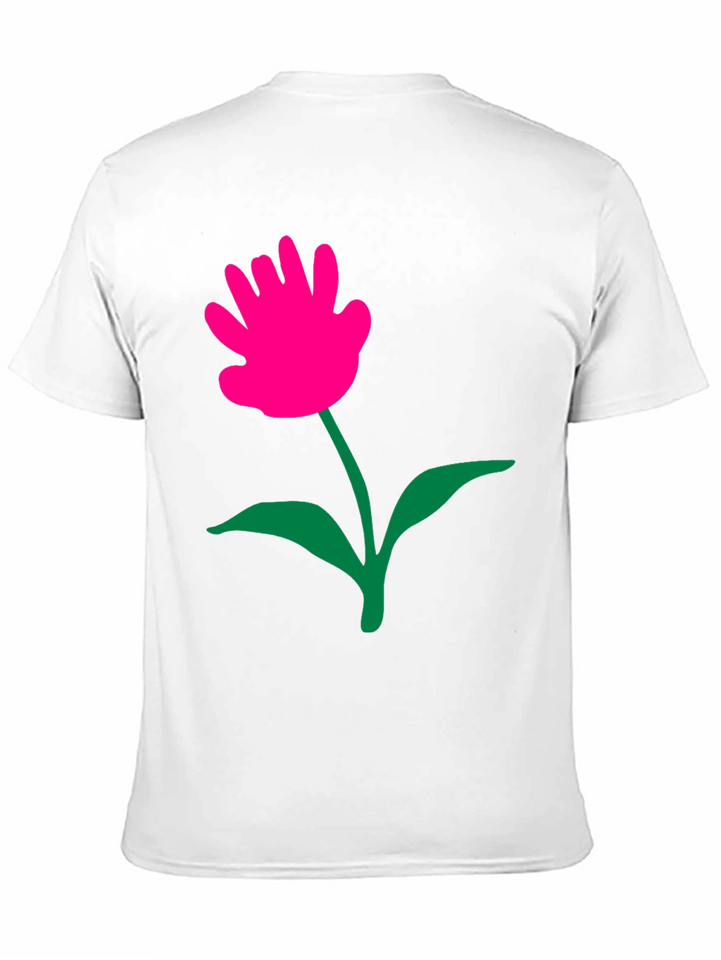 Funky Flower Graphic Tee - Black