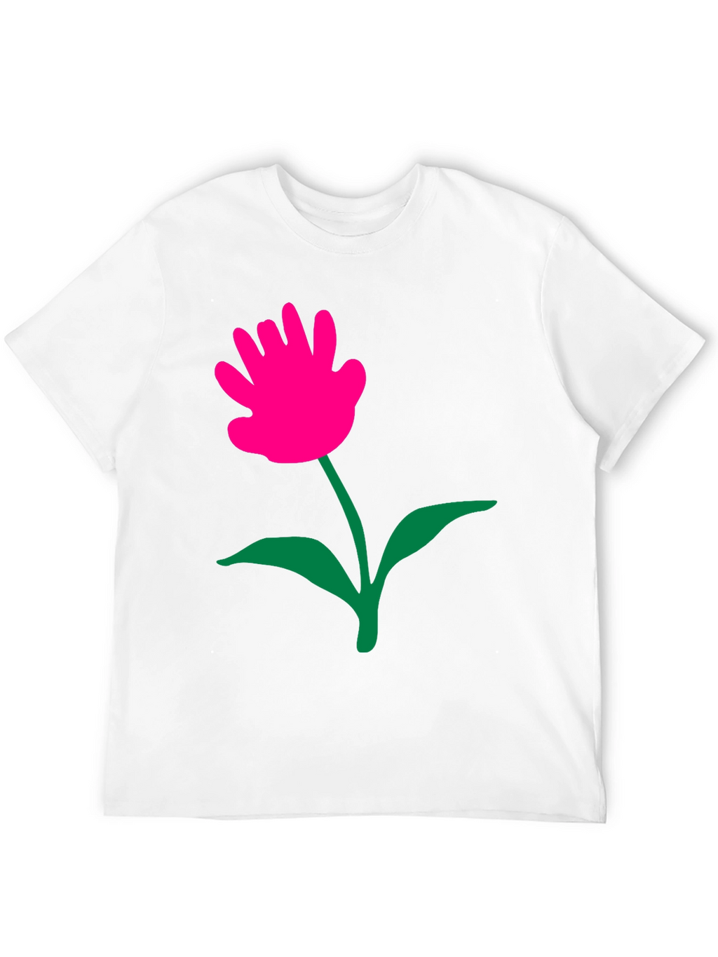 Funky Flower Graphic Tee - Black