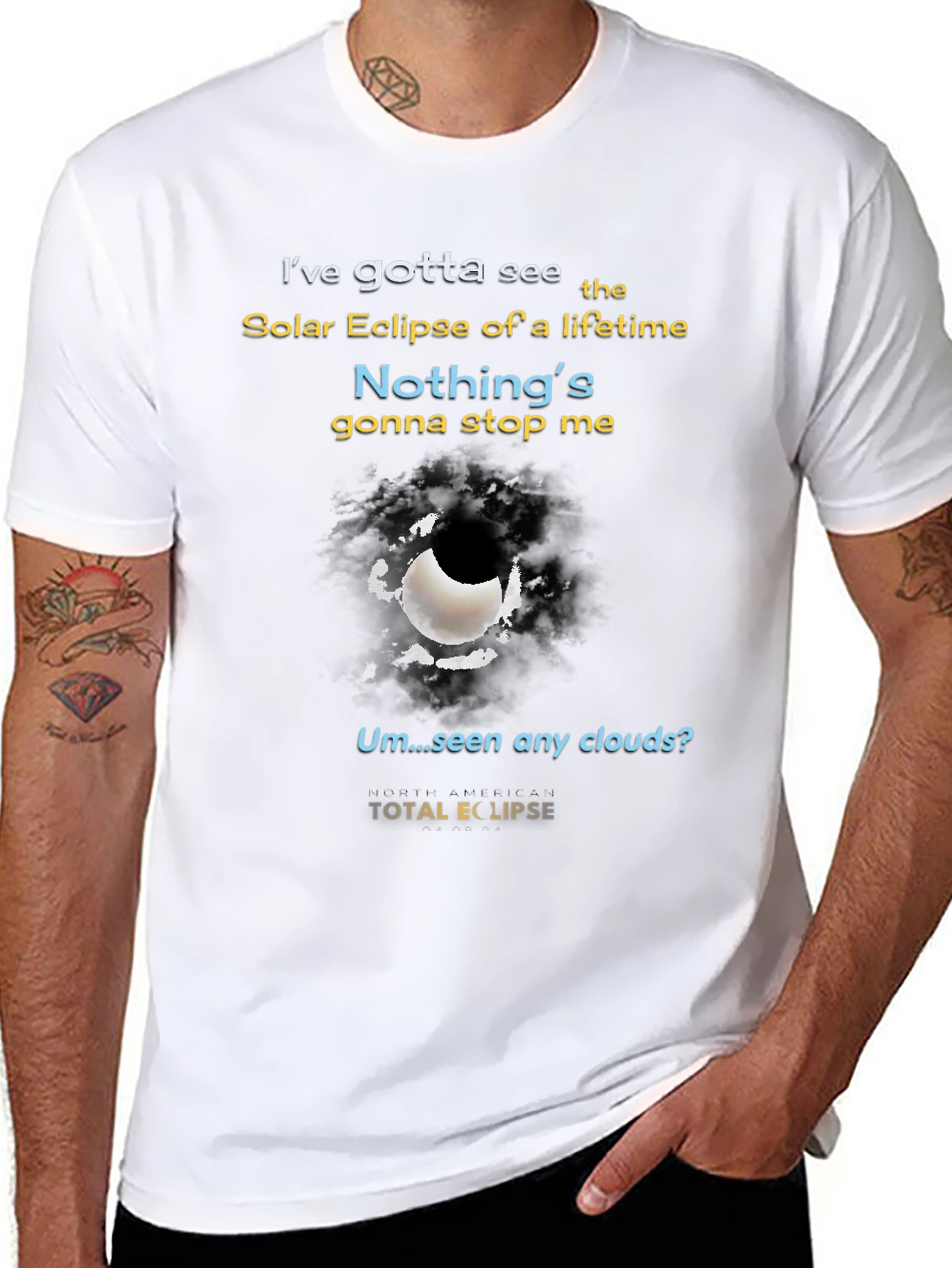 Total Solar Eclipse T-Shirt - Nothings Gonna Stop Me!