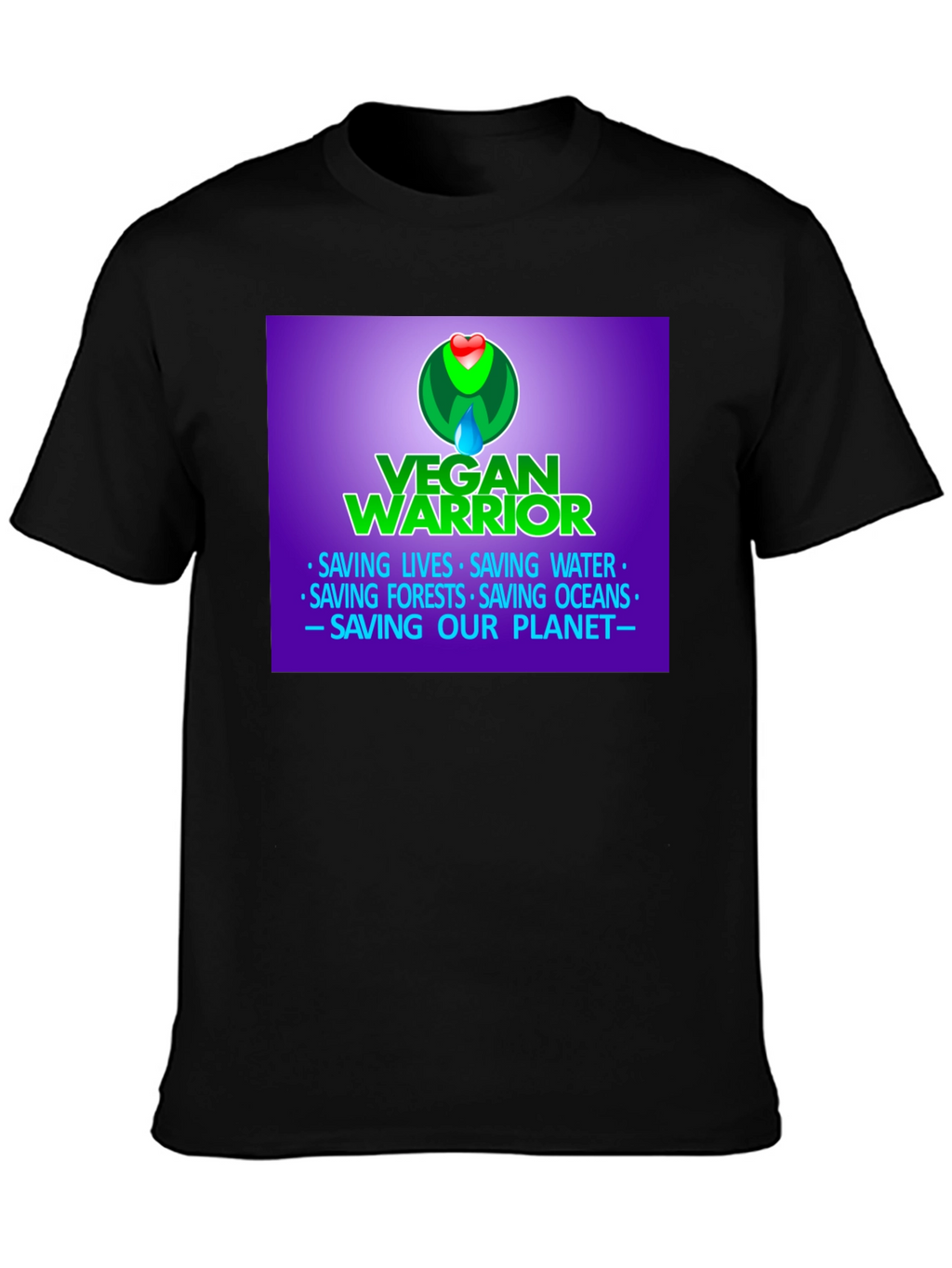 Vegan Warrior T-Shirt - Save the Planet!