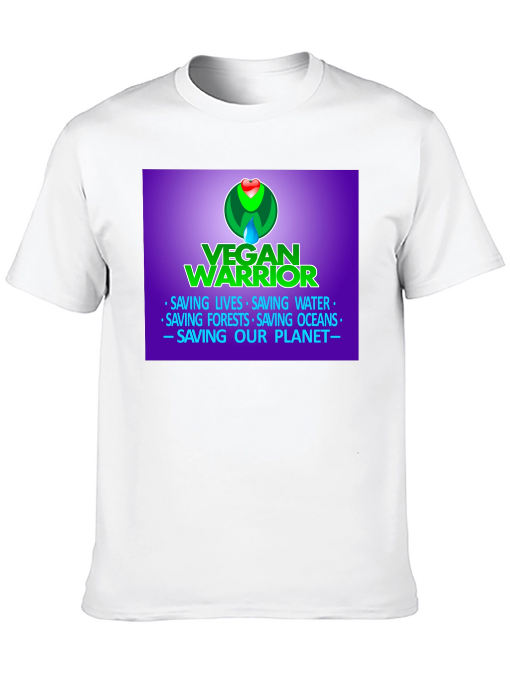 Vegan Warrior T-Shirt - Save the Planet!