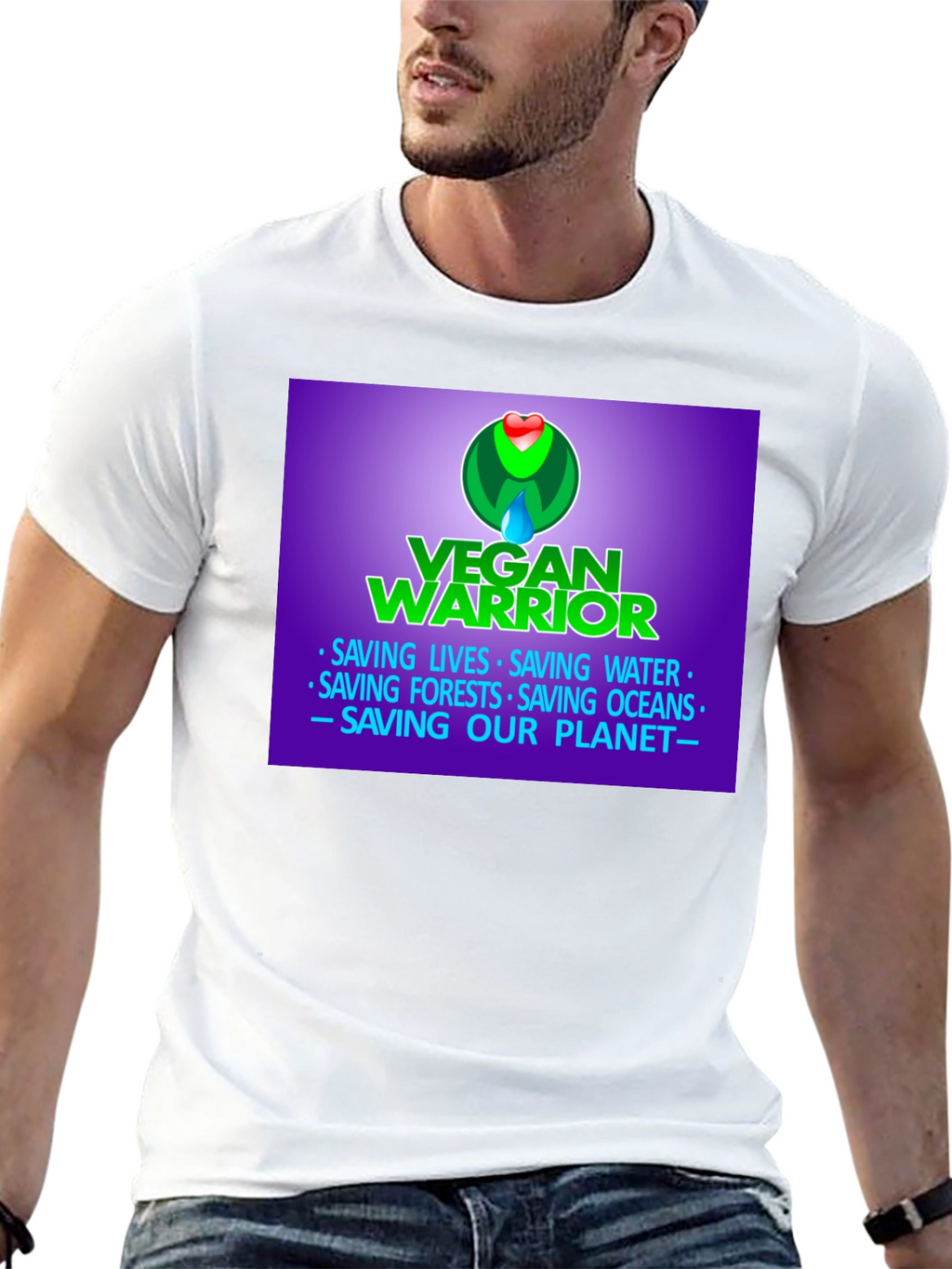 Vegan Warrior T-Shirt - Save the Planet!