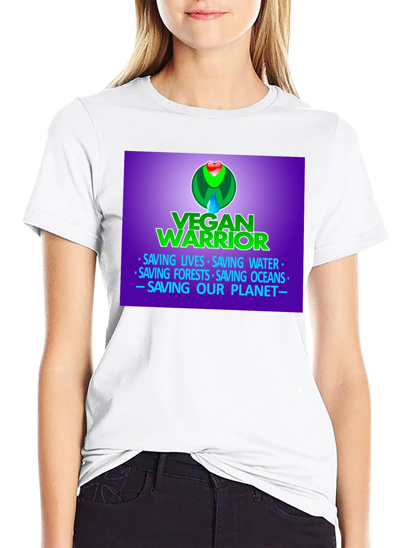 Vegan Warrior T-Shirt - Save the Planet!
