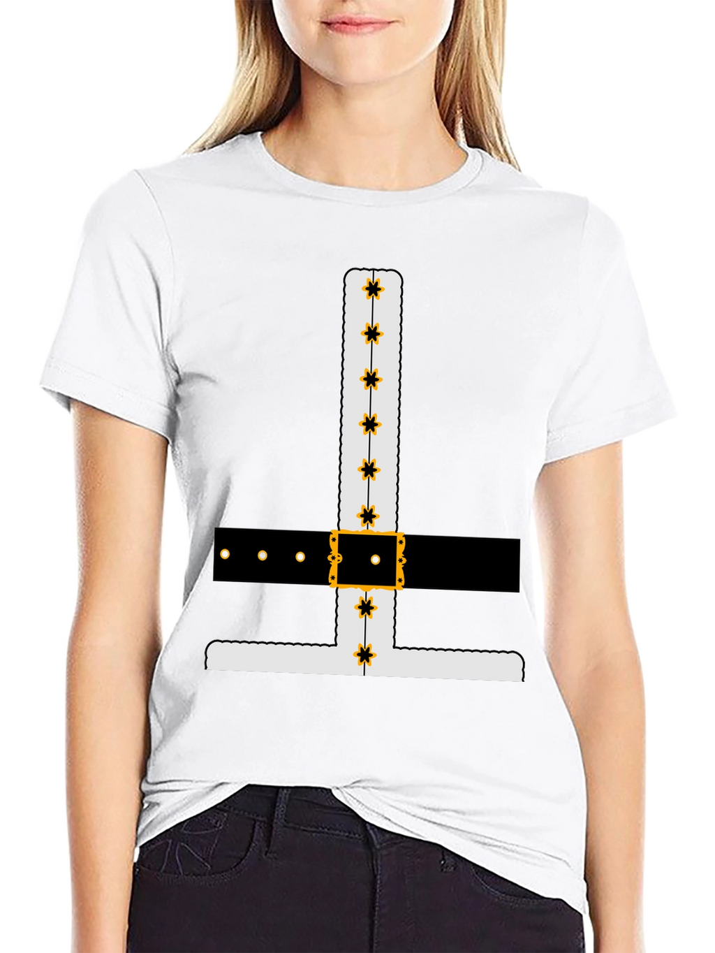 Novelty Santa Suit Graphic Tee