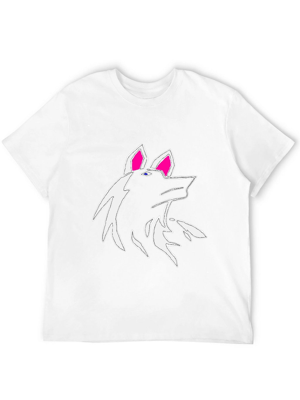 Wolf Graphic Black T-Shirt - Unique Design