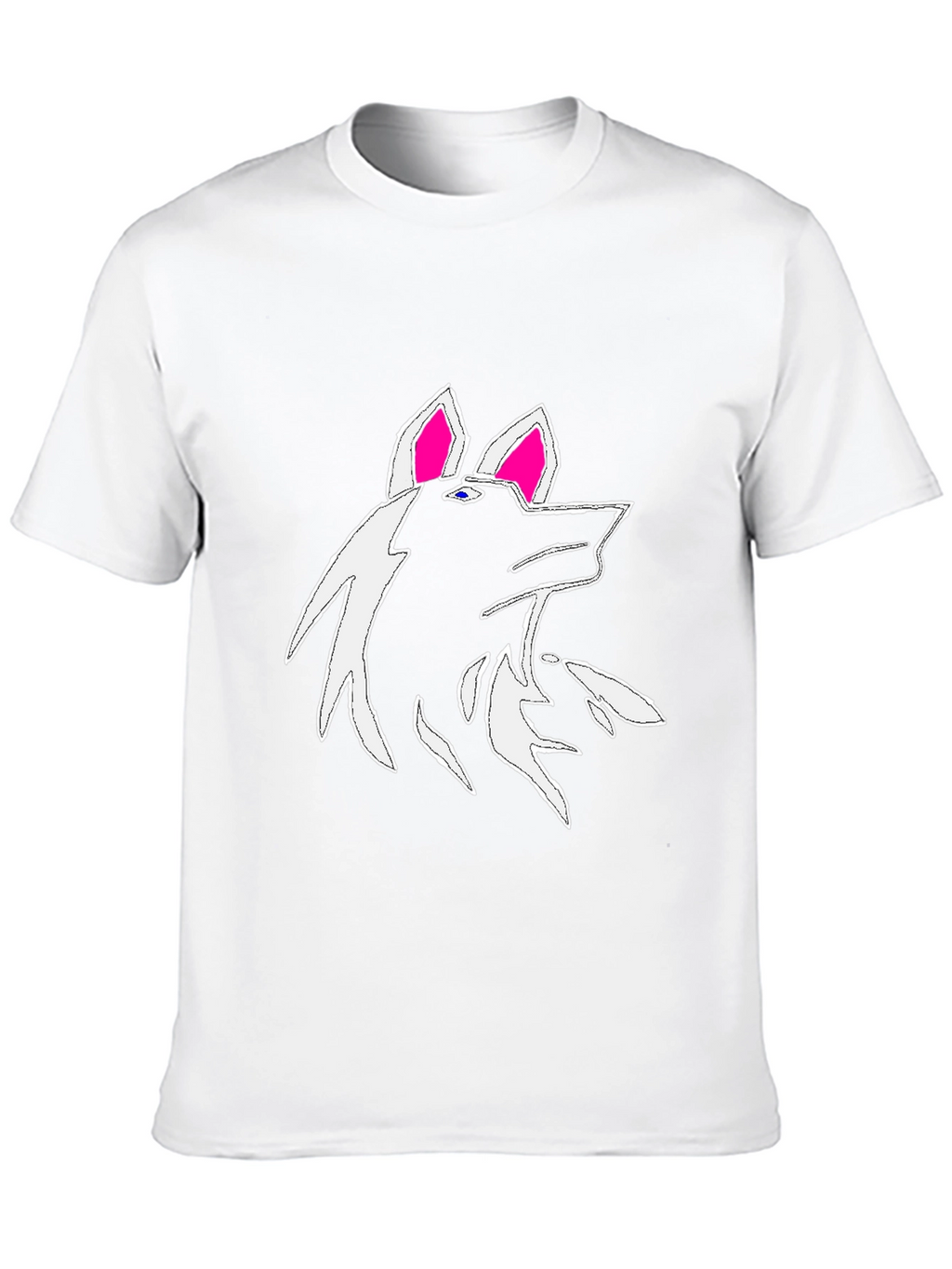 Wolf Graphic Black T-Shirt - Unique Design
